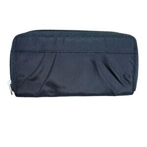 Travelon Black Nylon Anti Theft Accordion Wallet RFID Blocking
